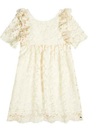 Tartine Et Chocolat Abito in cotone e tulle