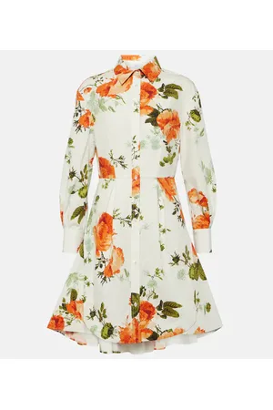 Erdem Miniabito in popeline di cotone