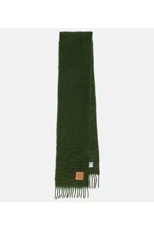 Loewe Sciarpa Anagram in mohair e lana
