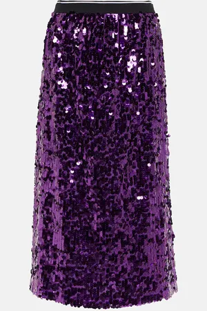 Plan C Gonna midi con paillettes