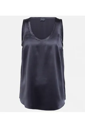 Brunello Cucinelli Top in misto seta