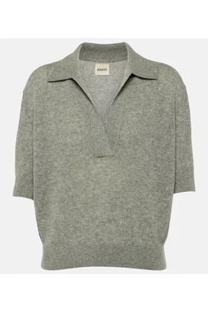 Khaite Polo Shrunken Jo in misto cashmere