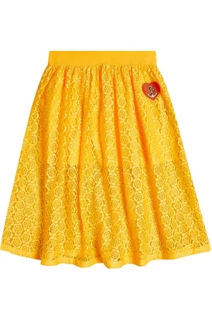 Mini Rodini Gonna in pizzo con ricamo