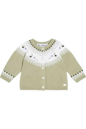 Tartine Et Chocolat Baby - Cardigan misto lana con intarsi