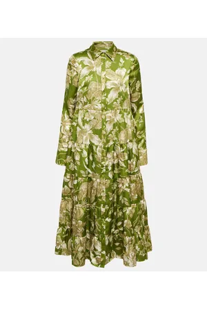 Erdem Abito midi Palmira con stampa