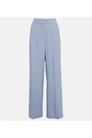 Khaite Pantaloni a gamba larga in misto lana