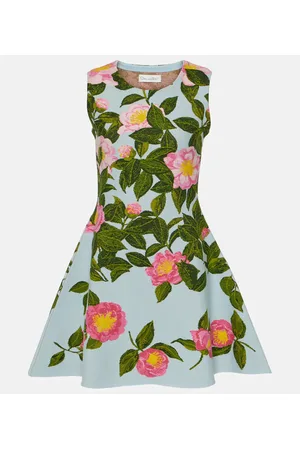 Oscar de la Renta Miniabito con stampa