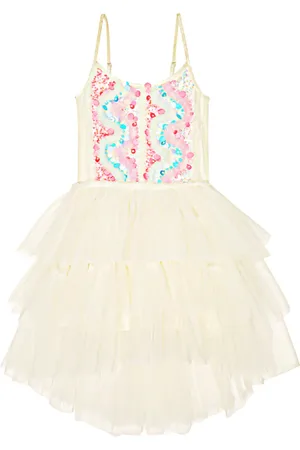 Tutu Du Monde Abito Gold Dust in tulle con paillettes