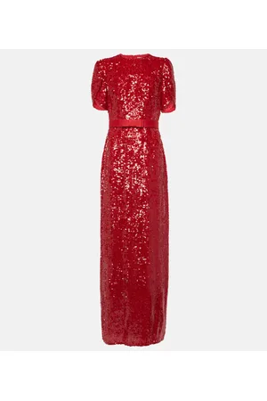 Erdem Abito lungo con paillettes