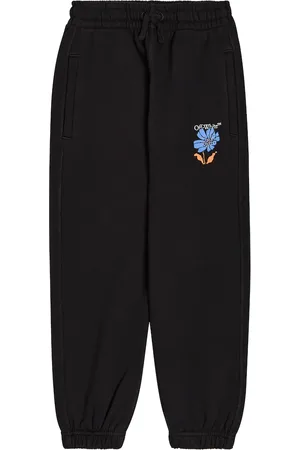 OFF-WHITE Pantaloni sportivi in cotone con stampa
