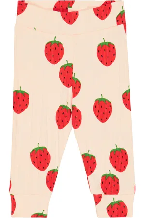 Mini Rodini Baby - Leggings Strawberries in misto cotone