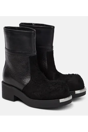 Maison Margiela Stivaletti in pelle e suede