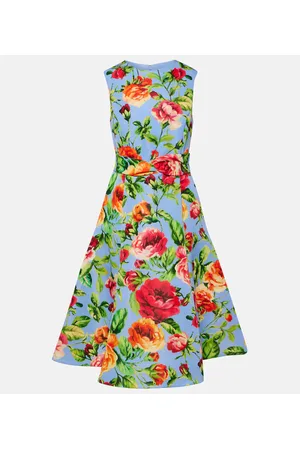Carolina Herrera Abito midi in crêpe
