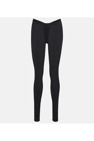 LAQUAN SMITH Leggings a vita bassa