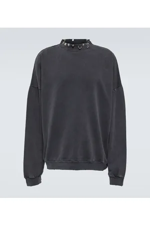 Balenciaga Felpa in cotone con borchie