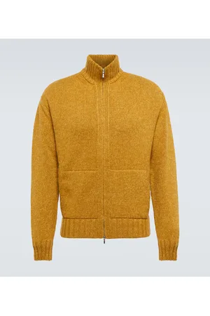 Loro Piana Pullover Snow Wander in cashmere con zip