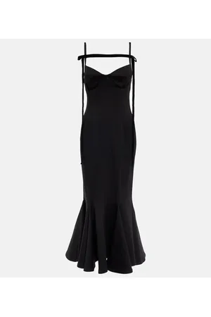 The Attico Abito midi Beath in jersey
