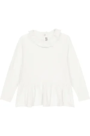 Il gufo Top in misto cotone