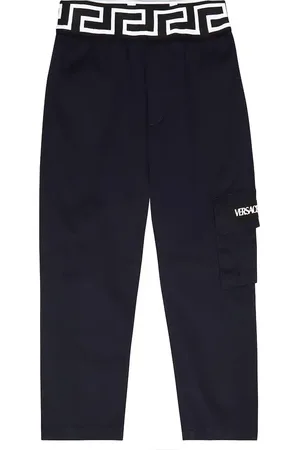 VERSACE Pantaloni cargo Greca Border