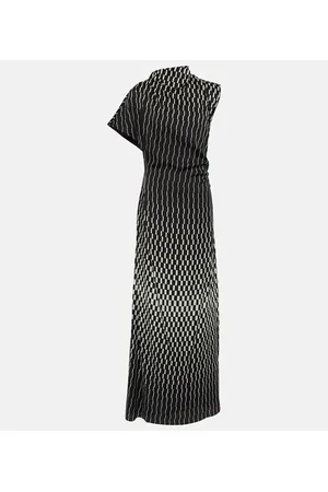 TOVE Abito midi June in misto seta