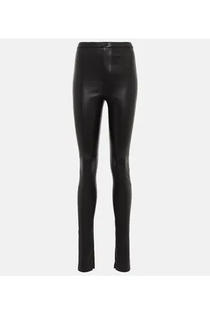 WARDROBE.NYC Leggings in pelle a vita alta