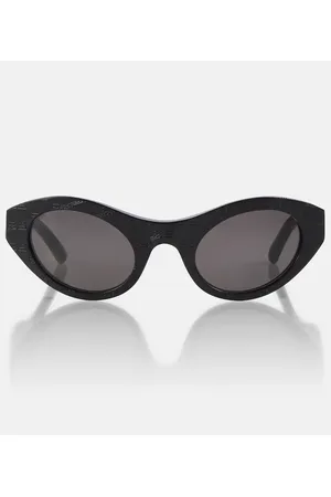 Balenciaga Occhiali da sole ovali BB Monogram