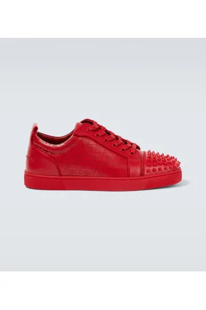 Christian Louboutin Sneakers Louis Junior Spikes in pelle