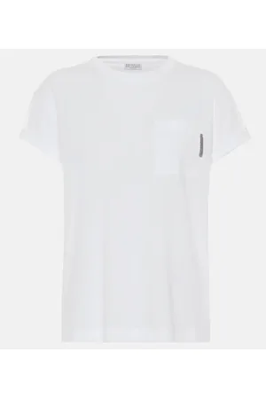 Brunello Cucinelli T-shirt in misto cotone