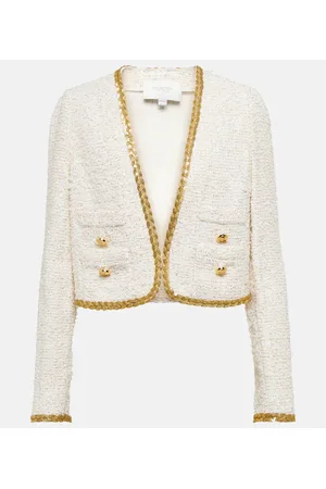 Giambattista Valli Giacca cropped in tweed