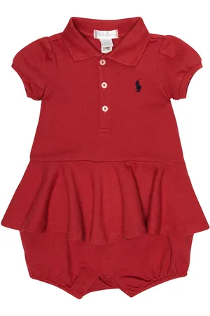 Ralph Lauren Baby - Body in cotone con peplum