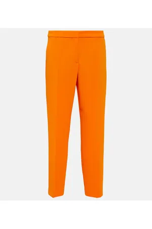 DRIES VAN NOTEN Pantaloni slim in crêpe