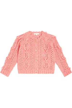 Louise Misha Cardigan Sankura in cotone e lana a trecce