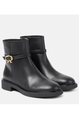 Gianvito Rossi Stivaletti Ribbon Dumont 20 in pelle