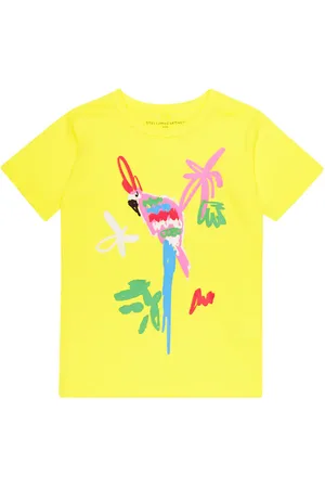 Stella McCartney T-shirt in jersey di cotone con stampa
