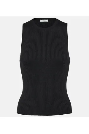 Vince Tank top in maglia a coste