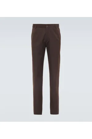 Loro Piana Pantaloni chino in cotone e lana