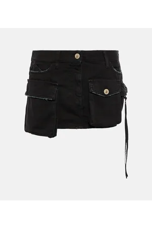 The Attico Minigonna Fay in denim