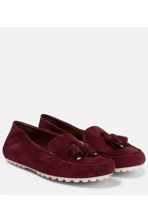 Loro Piana Mocassini Dot Sole in suede