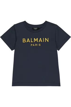Balmain T-shirt in cotone con logo