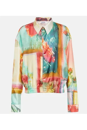 Jean Paul Gaultier Camicia in seta con stampa