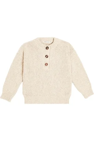 The New Society Pullover Tirso Henley in misto lana