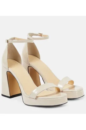 Souliers Martinez Sandali Margaux in vernice con plateau