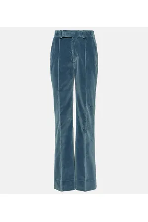 Frame Pantaloni The Slim Stacked in velluto