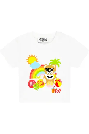 Moschino Baby - T-shirt in misto cotone con stampa