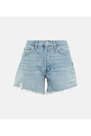 AGOLDE Shorts Parker di jeans a vita media