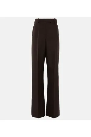 VALENTINO Pantaloni a gamba larga e vita alta