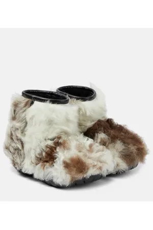 Bottega Veneta Stivaletti Snap in shearling