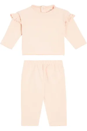 Il gufo Baby - Top e leggings in misto cotone