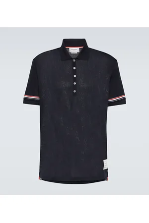 Thom Browne Polo RWB Stripe in cotone