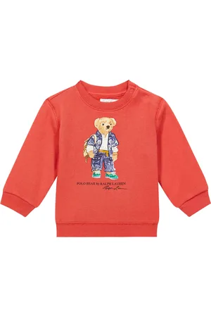 Ralph Lauren Baby - Felpa Polo Bear in cotone